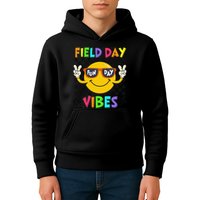 Field Day Vibes 2025 Happy Field Day Vibes Teacher Kids Hoodie