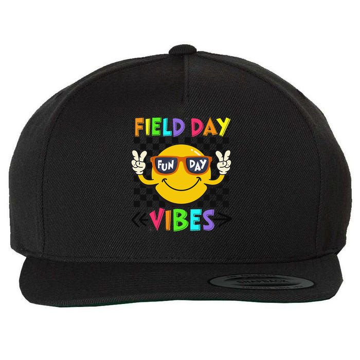 Field Day Vibes 2025 Happy Field Day Vibes Teacher Wool Snapback Cap