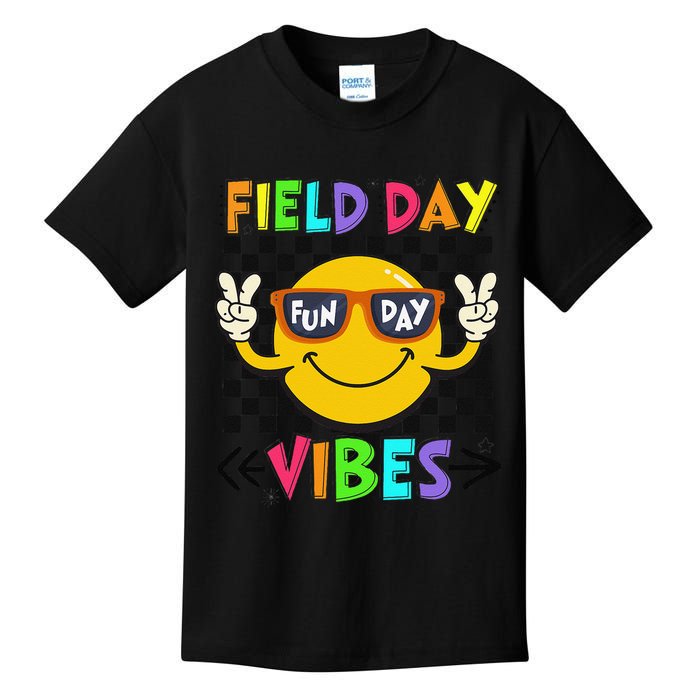 Field Day Vibes 2025 Happy Field Day Vibes Teacher Kids T-Shirt