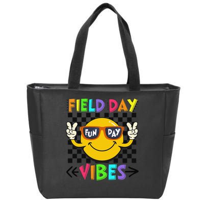 Field Day Vibes 2025 Happy Field Day Vibes Teacher Zip Tote Bag