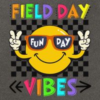 Field Day Vibes 2025 Happy Field Day Vibes Teacher Cotton Canvas Backpack