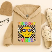 Field Day Vibes 2025 Happy Field Day Vibes Teacher Hoodie