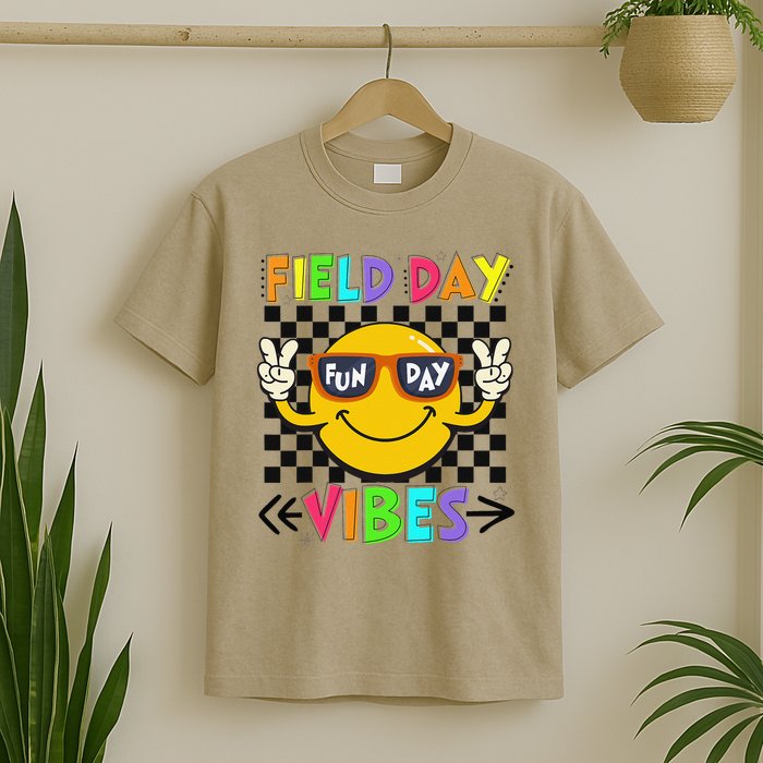 Field Day Vibes 2025 Happy Field Day Vibes Teacher T-Shirt
