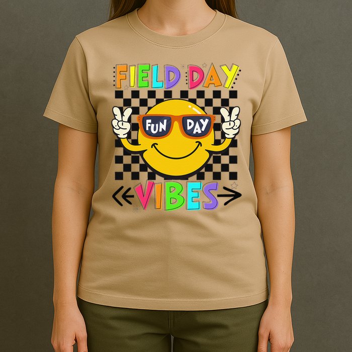 Field Day Vibes 2025 Happy Field Day Vibes Teacher T-Shirt
