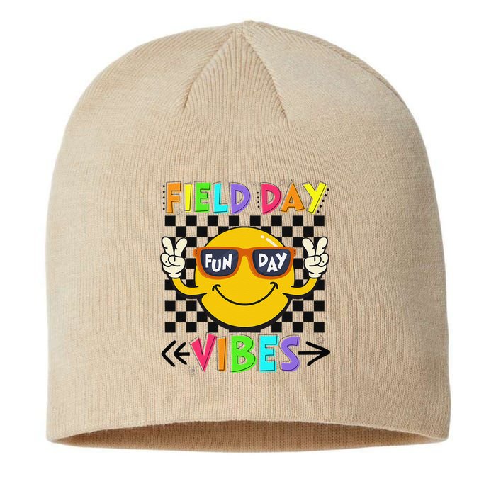 Field Day Vibes 2025 Happy Field Day Vibes Teacher Sustainable Beanie