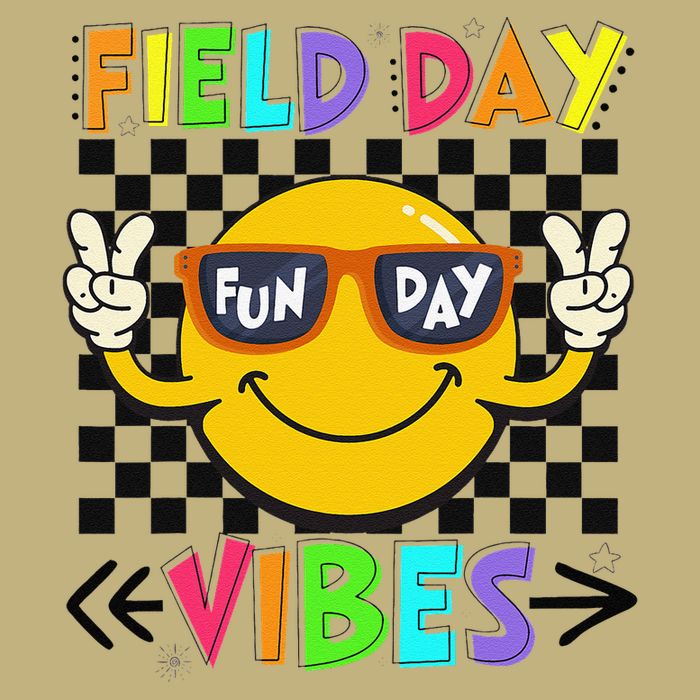Field Day Vibes 2025 Happy Field Day Vibes Teacher Cooling Performance Long Sleeve Crew