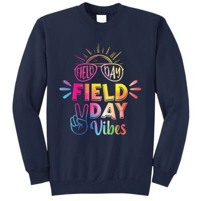 Field Day Vibes 2024 Funny Field Day Vibes Funny Teacher Tall Sweatshirt