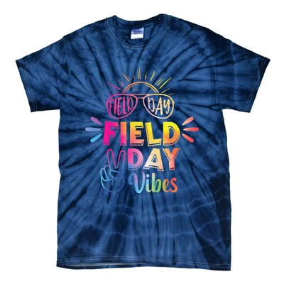 Field Day Vibes 2024 Funny Field Day Vibes Funny Teacher Tie-Dye T-Shirt