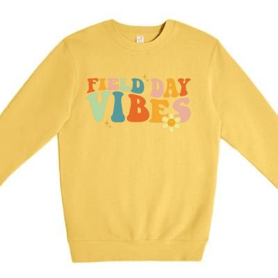 Field Day Vibes Funny Gifts Teacher Field Day 2024 Premium Crewneck Sweatshirt