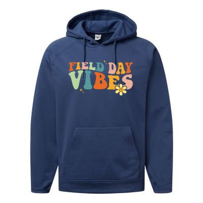 Field Day Vibes Funny Gifts Teacher Field Day 2024 Performance Fleece Hoodie