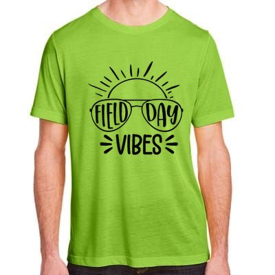 Field Day Vibes Funny Summer Glasses Teacher Field Day Adult ChromaSoft Performance T-Shirt