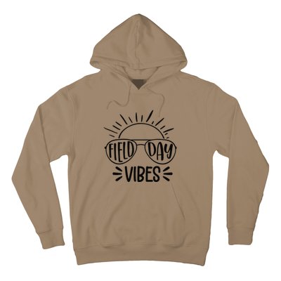 Field Day Vibes Funny Summer Glasses Teacher Field Day Hoodie