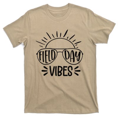 Field Day Vibes Funny Summer Glasses Teacher Field Day T-Shirt