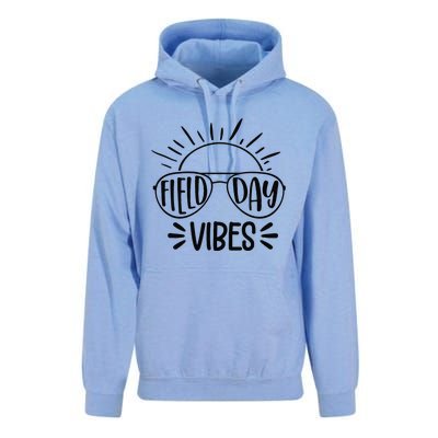 Field Day Vibes Funny Summer Glasses Teacher Field Day Unisex Surf Hoodie