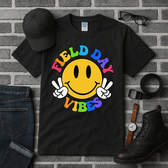 Field Day Vibes Funny For Teacher Happy Field Day 2025 Gift Tall T-Shirt