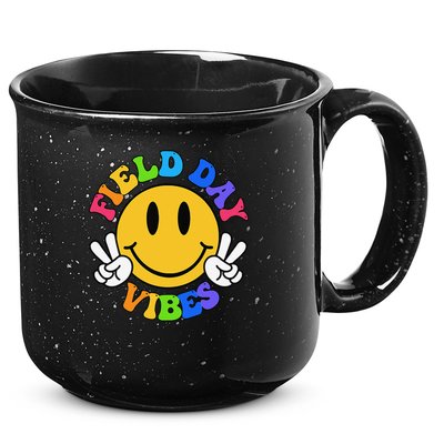 Field Day Vibes Funny For Teacher Happy Field Day 2025 Gift 15oz Campfire Ceramic Mug