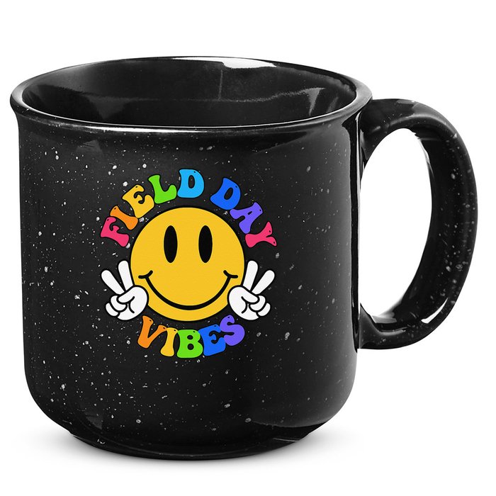 Field Day Vibes Funny For Teacher Happy Field Day 2025 Gift 15oz Campfire Ceramic Mug