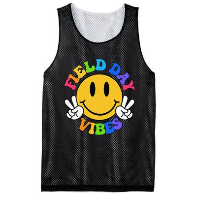 Field Day Vibes Funny For Teacher Happy Field Day 2025 Gift Mesh Reversible Basketball Jersey Tank