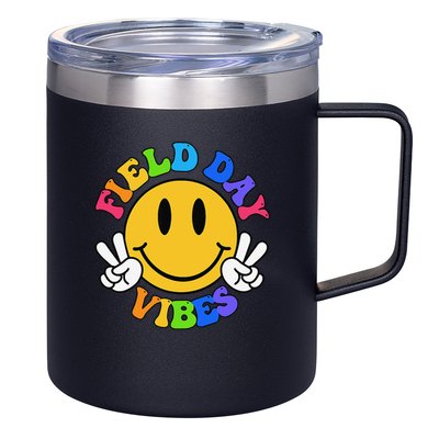 Field Day Vibes Funny For Teacher Happy Field Day 2025 Gift 12oz Stainless Steel Coffee Mug