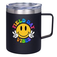 Field Day Vibes Funny For Teacher Happy Field Day 2025 Gift 12oz Stainless Steel Coffee Mug