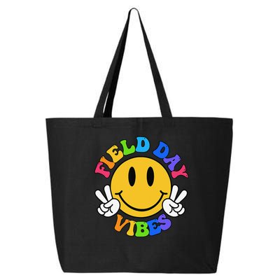 Field Day Vibes Funny For Teacher Happy Field Day 2025 Gift 25L Jumbo Tote