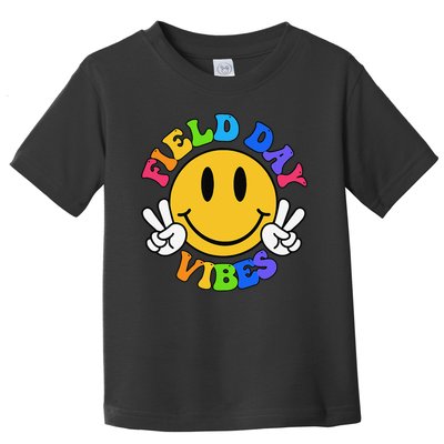 Field Day Vibes Funny For Teacher Happy Field Day 2025 Gift Toddler T-Shirt