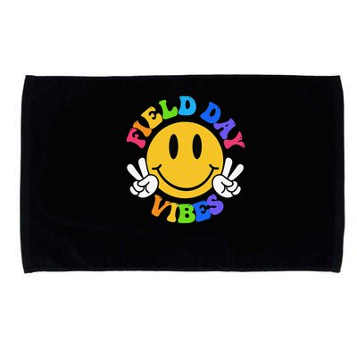 Field Day Vibes Funny For Teacher Happy Field Day 2025 Gift Microfiber Hand Towel