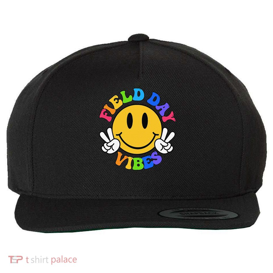 Field Day Vibes Funny For Teacher Happy Field Day 2025 Gift Wool Snapback Cap