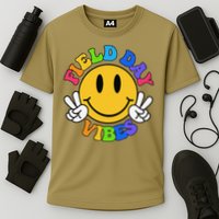 Field Day Vibes Funny For Teacher Happy Field Day 2025 Gift Cooling Performance Crew T-Shirt
