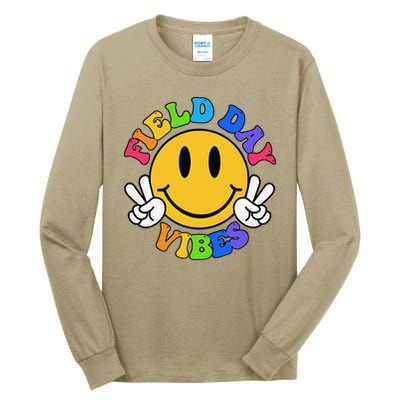 Field Day Vibes Funny For Teacher Happy Field Day 2025 Gift Tall Long Sleeve T-Shirt