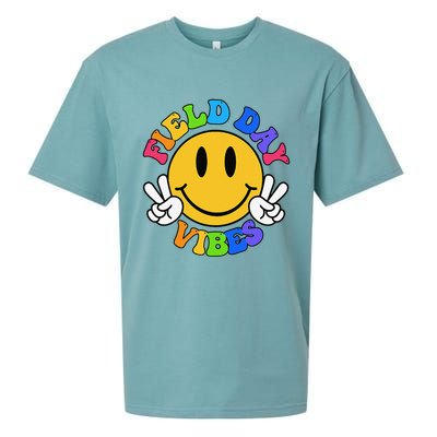 Field Day Vibes Funny For Teacher Happy Field Day 2025 Gift Sueded Cloud Jersey T-Shirt