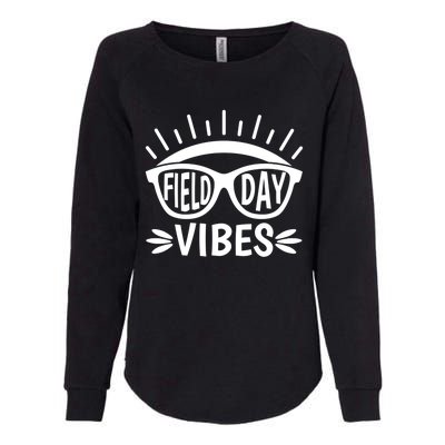 Field Day Vibes Last Day Of School Field Day Teacher And Gift Womens California Wash Sweatshirt