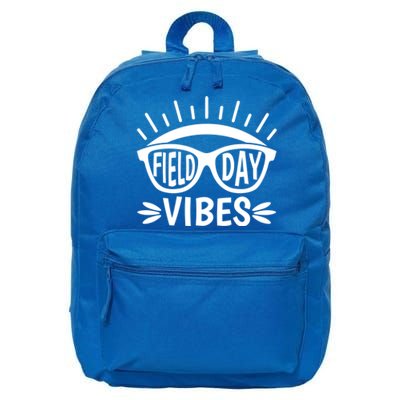 Field Day Vibes Last Day Of School Field Day Teacher And Gift 16 in Basic Backpack