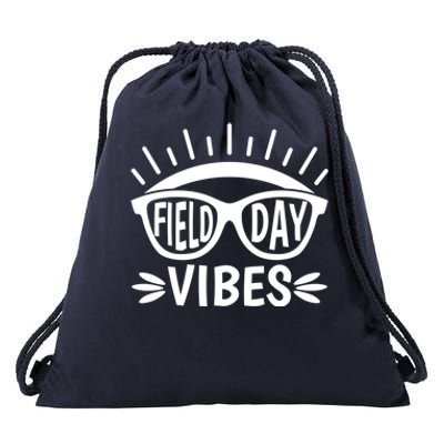 Field Day Vibes Last Day Of School Field Day Teacher And Gift Drawstring Bag