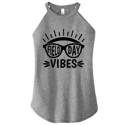 Field Day Vibes Last Day Of School Field Day Teacher And Gift Women’s Perfect Tri Rocker Tank