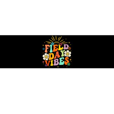 Field Day Vibes Funny Groovy Teacher Field Day 2024 Bumper Sticker