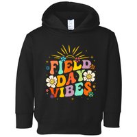 Field Day Vibes Funny Groovy Teacher Field Day 2024 Toddler Hoodie