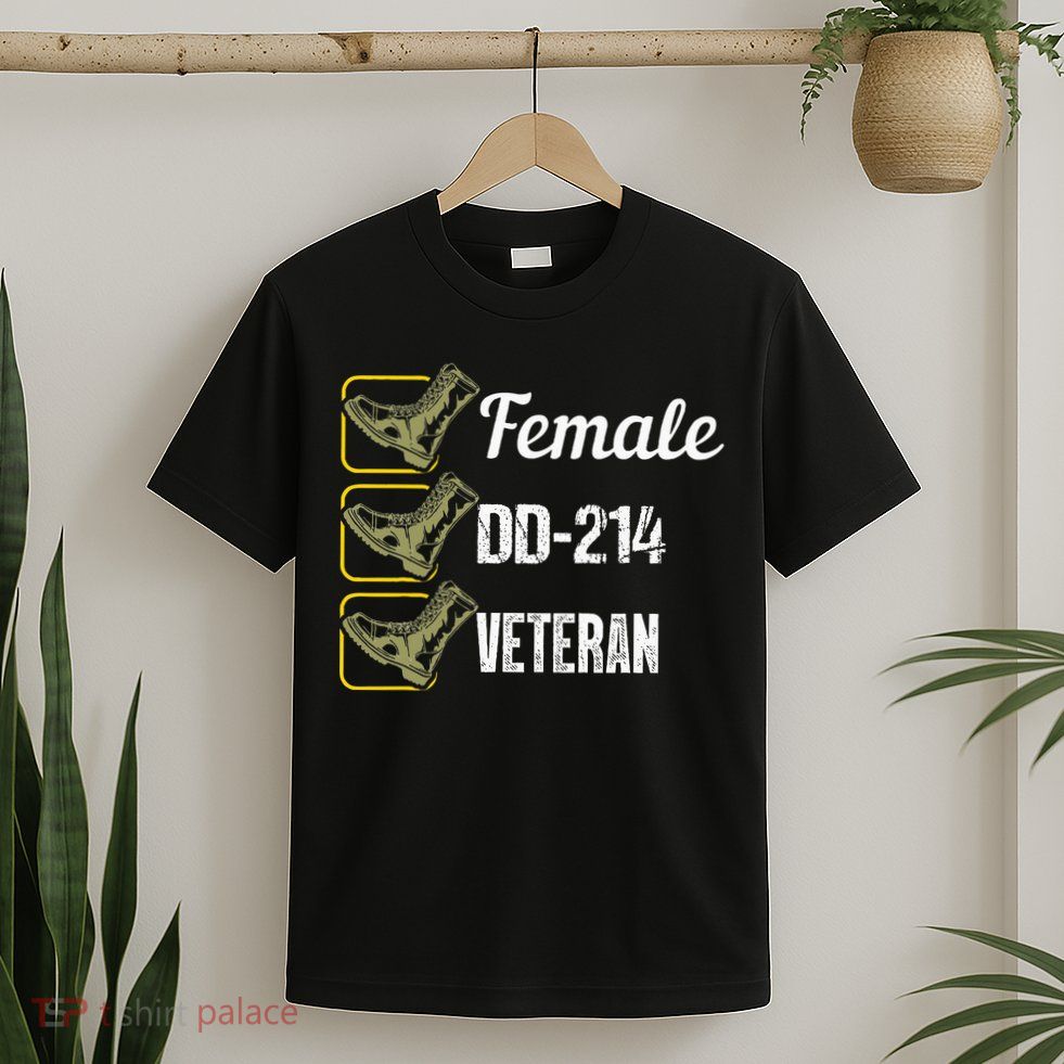 Female Dd214 Veteran T-Shirt