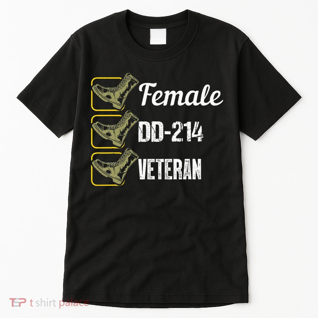 Female Dd214 Veteran Tall T-Shirt