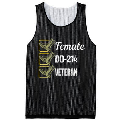 Female Dd214 Veteran Mesh Reversible Basketball Jersey Tank