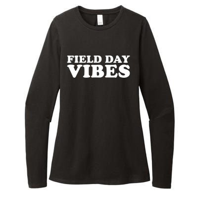 Field Day Vibes School Sport Teams Students Teachers Gift Womens CVC Long Sleeve Shirt