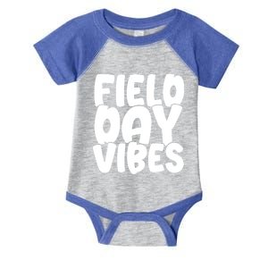 Field Day Vibes Squad Teacher Last Day Of School Gift Infant Baby Jersey Bodysuit