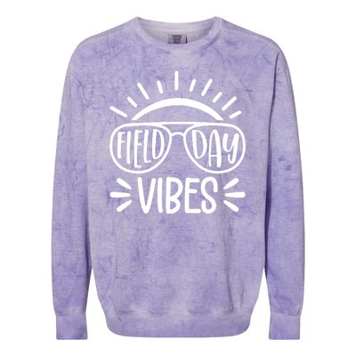 Field Day Vibes Summer Colorblast Crewneck Sweatshirt