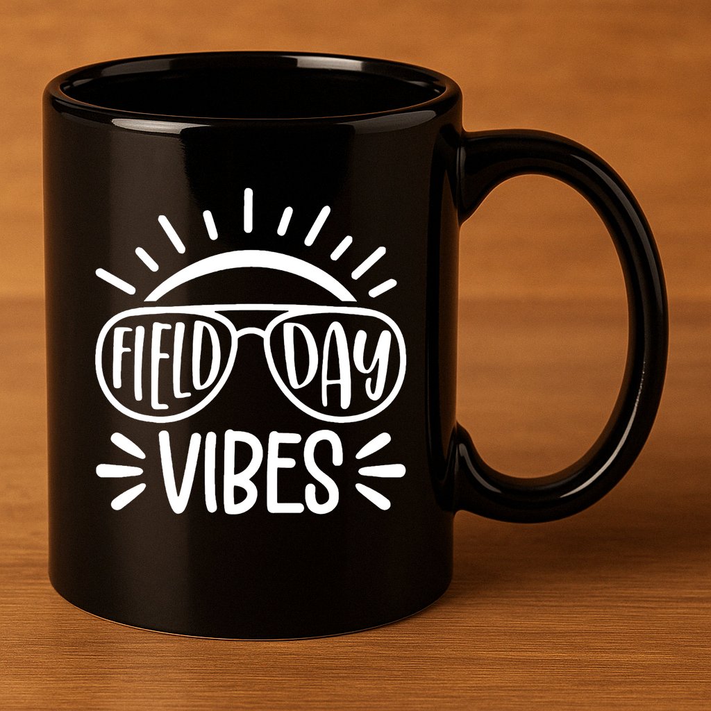 Field Day Vibes Summer 11oz C Handle Ceramic Mug