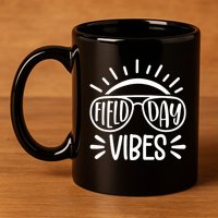 Field Day Vibes Summer 11oz C Handle Ceramic Mug