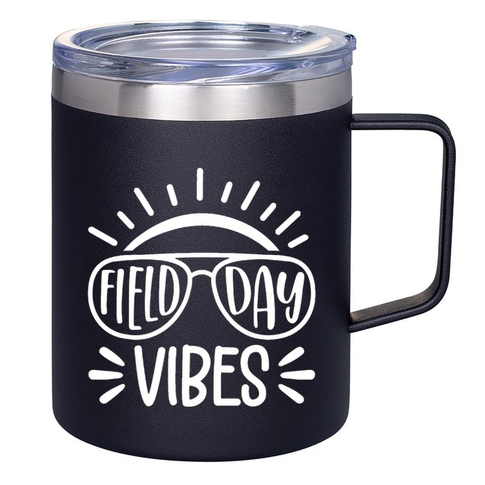 Field Day Vibes Summer 12oz Stainless Steel Coffee Mug