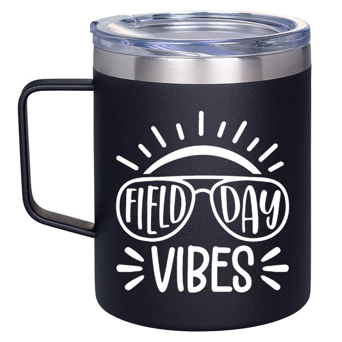 Field Day Vibes Summer 12oz Stainless Steel Coffee Mug