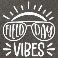 Field Day Vibes Summer Cotton Canvas Backpack