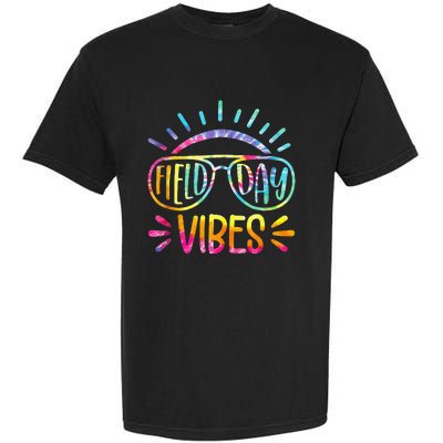 Field Day Vibes Tie Dye Last Day Of School Cool Game Day Garment-Dyed Heavyweight T-Shirt