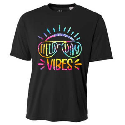 Field Day Vibes Tie Dye Last Day Of School Cool Game Day Cooling Performance Crew T-Shirt